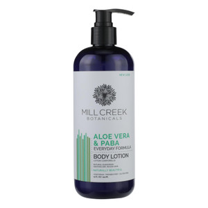 Mill Creek, Botanicals Aloe Vera & Paba Moisturizing Lotion, 1 Each, 14 Fl Oz Mill Creek, Botanicals Aloe Vera & Paba Moisturizing Lotion, 1 Each, 14 Fl Oz