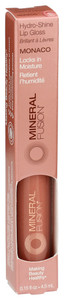 Mineral Fusion, Hydro Shine Lip Gloss Monaco, 1 Each, 0.15 Oz Mineral Fusion, Hydro Shine Lip Gloss Monaco, 1 Each, 0.15 Oz