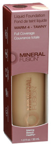 Mineral Fusion, Liquid Foundation Warm 4, 1 Each, 1 Oz Mineral Fusion, Liquid Foundation Warm 4, 1 Each, 1 Oz