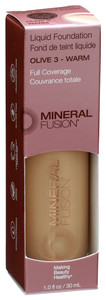 Mineral Fusion, Liquid Foundation Olive 3, 1 Each, 1 Oz Mineral Fusion, Liquid Foundation Olive 3, 1 Each, 1 Oz