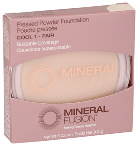 Mineral Fusion, Pressed Powder Foundation Cool-1 Fair, 1 Each, 0.32 Oz Mineral Fusion, Pressed Powder Foundation Cool-1 Fair, 1 Each, 0.32 Oz