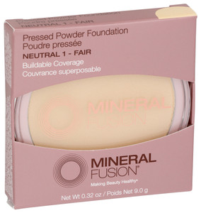 Mineral Fusion, Pressed Powder Foundation Neutral-1 Fair, 1 Each, 0.32 Oz Mineral Fusion, Pressed Powder Foundation Neutral-1 Fair, 1 Each, 0.32 Oz