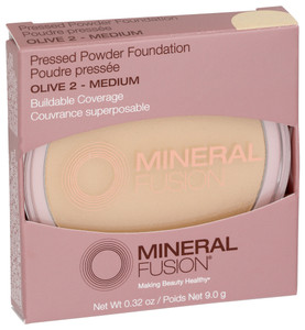 Mineral Fusion, Pressed Powder Foundation Olive-2 Medium, 1 Each, 0.32 Oz Mineral Fusion, Pressed Powder Foundation Olive-2 Medium, 1 Each, 0.32 Oz