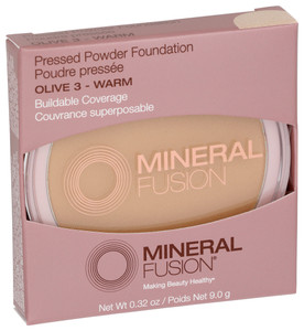 Mineral Fusion, Pressed Powder Foundation Olive-3 Warm, 1 Each, 0.32 Oz Mineral Fusion, Pressed Powder Foundation Olive-3 Warm, 1 Each, 0.32 Oz