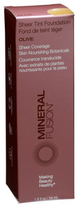 Mineral Fusion, Makeup Sheer Tint Foundation Olive, 1 Each, 1.8 Oz Mineral Fusion, Makeup Sheer Tint Foundation Olive, 1 Each, 1.8 Oz