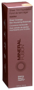 Mineral Fusion, Makeup Sheer Tint Foundation Warm, 1 Each, 1.8 Oz Mineral Fusion, Makeup Sheer Tint Foundation Warm, 1 Each, 1.8 Oz