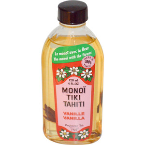 Monoi, Tiki Tahiti Coconut Oil Vanilla, 1 Each, 4 Fl Oz Monoi, Tiki Tahiti Coconut Oil Vanilla, 1 Each, 4 Fl Oz