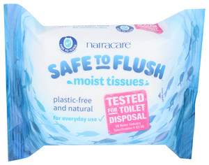 Natracare, Safe To Flush Moist Tissues, 1 Each, 30 Ct Natracare, Safe To Flush Moist Tissues, 1 Each, 30 Ct