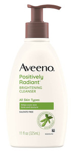 Aveeno Positively Radiant Brightening Cleanser 11Oz Aveeno Positively Radiant Brightening Cleanser 11Oz