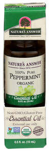 Nature's Answer, Organic Essential Oil Peppermint, 1 Each, .5 Fl Oz Nature's Answer, Organic Essential Oil Peppermint, 1 Each, .5 Fl Oz