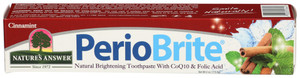 Nature's Answer, Periobrite Toothpaste Cinnamon, 1 Each, 4 Oz Nature's Answer, Periobrite Toothpaste Cinnamon, 1 Each, 4 Oz