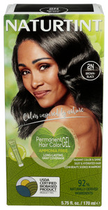 Naturtint, Hair Color Permanent 2n Brown Black, 1 Each, 1 Ea Naturtint, Hair Color Permanent 2n Brown Black, 1 Each, 1 Ea