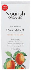 Nourish, Organic Face Serum Pure Hydrating Argan Apricot And Rosehip Box, 1 Each, 0.7 Floz Nourish, Organic Face Serum Pure Hydrating Argan Apricot And Rosehip Box, 1 Each, 0.7 Floz