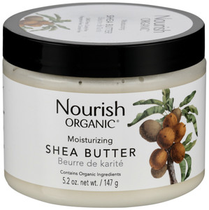 Nourish, Organic Raw Shea Butter Intensive Moisturizer Small Jar, 1 Each, 5.5 Oz Nourish, Organic Raw Shea Butter Intensive Moisturizer Small Jar, 1 Each, 5.5 Oz