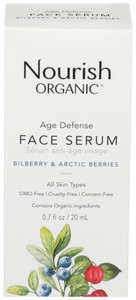 Nourish, Face Serum Age Defense With Bilberry And Arctic Berries Box, 1 Each, 0.7 Fl Oz Nourish, Face Serum Age Defense With Bilberry And Arctic Berries Box, 1 Each, 0.7 Fl Oz