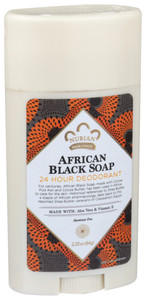 Nubian Heritage, African Black Soap 24 Hour Deodorant Stick, 1 Each, 2.25 Oz Nubian Heritage, African Black Soap 24 Hour Deodorant Stick, 1 Each, 2.25 Oz