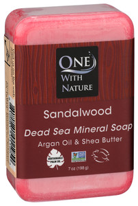 One With Nature, Own Sandalwood Bar Soap, Case Of 1, 7 Oz One With Nature, Own Sandalwood Bar Soap, Case Of 1, 7 Oz