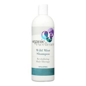 Organic Excellence, Wild Mint Shampoo, 1 Each, 16 Oz Organic Excellence, Wild Mint Shampoo, 1 Each, 16 Oz