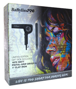 Babyliss Pro Dryer 1875 Watt Classic + 1Inch Flat Iron Babyliss Pro Dryer 1875 Watt Classic + 1Inch Flat Iron