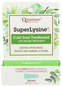Quantum Health, Super Lysine Plus Cold Sore Treatment, 1 Each, 0.25 Oz Quantum Health, Super Lysine Plus Cold Sore Treatment, 1 Each, 0.25 Oz