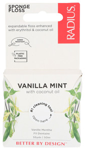 Radius, Floss Vanilla Mint, Case Of 6, 55 Yd Radius, Floss Vanilla Mint, Case Of 6, 55 Yd