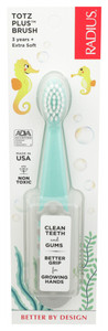 Radius, Toothbrush Totz Plus Silky Soft Kids, Case Of 6, 1 Ea Radius, Toothbrush Totz Plus Silky Soft Kids, Case Of 6, 1 Ea
