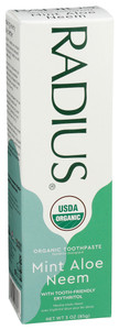 Radius, Whitening Mint Aloe Neem Toothpaste, 1 Each, 3 Oz Radius, Whitening Mint Aloe Neem Toothpaste, 1 Each, 3 Oz