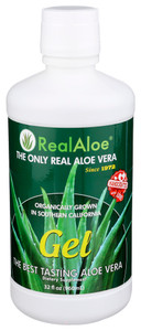 Real Aloe, Aloe Vera Gel, 1 Each, 32 Oz Real Aloe, Aloe Vera Gel, 1 Each, 32 Oz