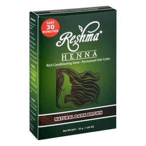 Reshma, Natural Dark Brown Henna, Case Of 1, 1.05 Oz Reshma, Natural Dark Brown Henna, Case Of 1, 1.05 Oz