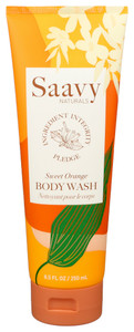 Saavy Naturals, Sensible Sweet Orange Body Wash, 1 Each, 8.5 Oz Saavy Naturals, Sensible Sweet Orange Body Wash, 1 Each, 8.5 Oz