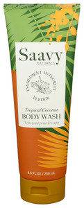 Saavy Naturals, Sensible Tropical Coconut Body Wash, 1 Each, 8.5 Oz Saavy Naturals, Sensible Tropical Coconut Body Wash, 1 Each, 8.5 Oz