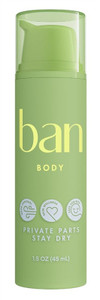 Ban Body Private Parts Stay Dry Deodorizing Lotion 1.5Oz Ban Body Private Parts Stay Dry Deodorizing Lotion 1.5Oz