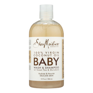 Shea Moisture, Baby Wash & Shampoo Murumuru Coconut, 1 Each, 13 Oz Shea Moisture, Baby Wash & Shampoo Murumuru Coconut, 1 Each, 13 Oz