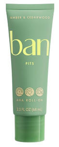 Ban Deodorant 2.3Oz Roll-On Serum Aha Amber & Cedarwood Ban Deodorant 2.3Oz Roll-On Serum Aha Amber & Cedarwood
