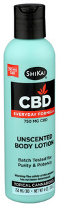 Shikai, Cbd Body Lotion Unscented 750mg, 1 Each, 6 Oz Shikai, Cbd Body Lotion Unscented 750mg, 1 Each, 6 Oz