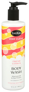 Shikai, Very Clean Body Wash Fresh Citrus, 1 Each, 12 Oz Shikai, Very Clean Body Wash Fresh Citrus, 1 Each, 12 Oz