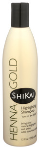 Shikai, Henna Gold Highlighting Shampoo, 1 Each, 12 Oz Shikai, Henna Gold Highlighting Shampoo, 1 Each, 12 Oz