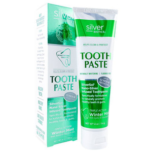 Silver Biotics, Toothpaste Winter Mint, 1 Each, 4 Oz Silver Biotics, Toothpaste Winter Mint, 1 Each, 4 Oz
