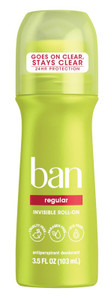 Ban Deodorant 3.5Oz Roll-On Anti-Perspirant Regular Ban Deodorant 3.5Oz Roll-On Anti-Perspirant Regular