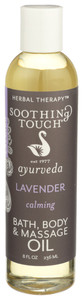 Soothing Touch, Bath, Body And Massage Oil Lavender, 1 Each, 8 Oz Soothing Touch, Bath, Body And Massage Oil Lavender, 1 Each, 8 Oz