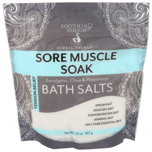 Soothing Touch, Bath Salts Sore Muscle Soak, 1 Each, 32 Oz Soothing Touch, Bath Salts Sore Muscle Soak, 1 Each, 32 Oz