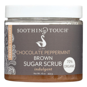 Soothing Touch, Chocolate Peppermint Brown Sugar Scrub, 1 Each, 16 Oz Soothing Touch, Chocolate Peppermint Brown Sugar Scrub, 1 Each, 16 Oz