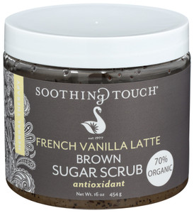 Soothing Touch, French Vanilla Latte Brown Sugar Scrub, 1 Each, 16 Oz Soothing Touch, French Vanilla Latte Brown Sugar Scrub, 1 Each, 16 Oz