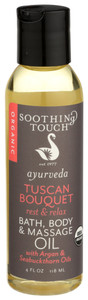 Soothing Touch, Organic Bath Body & Massage Oil Tuscan Bouquet, 1 Each, 4 Oz Soothing Touch, Organic Bath Body & Massage Oil Tuscan Bouquet, 1 Each, 4 Oz