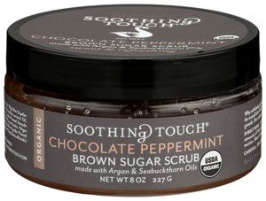 Soothing Touch, Brown Sugar Scrub Chocolate Peppermint, 1 Each, 8 Oz Soothing Touch, Brown Sugar Scrub Chocolate Peppermint, 1 Each, 8 Oz