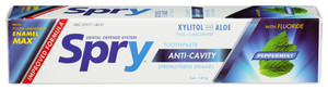 Spry, Toothpaste Peppermint Flouride, 1 Each, 5 Oz Spry, Toothpaste Peppermint Flouride, 1 Each, 5 Oz