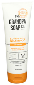The Grandpa Soap Co., Buttermilk Nourish Shampoo, 1 Each, 8 Oz The Grandpa Soap Co., Buttermilk Nourish Shampoo, 1 Each, 8 Oz