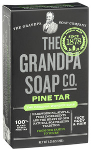 The Grandpa Soap Co., The Original Pine Tar Bar Soap, 1 Each, 4.25 Oz The Grandpa Soap Co., The Original Pine Tar Bar Soap, 1 Each, 4.25 Oz