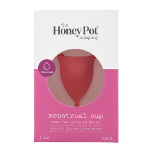 The Honey Pot Company, Menstrual Cup Silicone Size 1, 1 Each, 1 Ct The Honey Pot Company, Menstrual Cup Silicone Size 1, 1 Each, 1 Ct