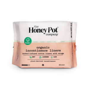 The Honey Pot Company, Organic Incontinence Liners Herbal-infused Cotton Liners With Wings Mint Lave The Honey Pot Company, Organic Incontinence Liners Herbal-infused Cotton Liners With Wings Mint Lave